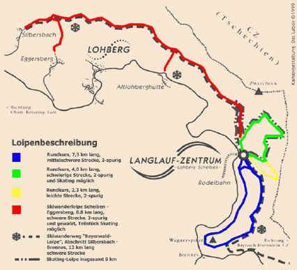 Langlaufurlaub Bayrischer Wald Langlaufzentrum Scheiben